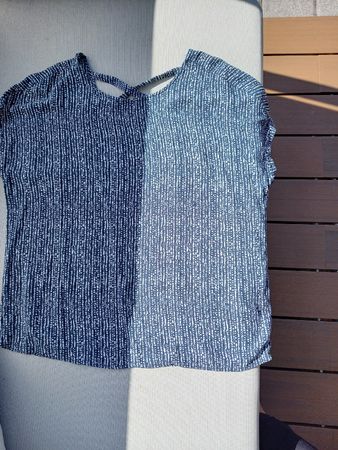 Damen Oberteil Tom Tailor Grösse 38 blau gemustert 