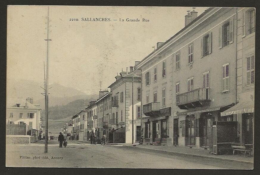 Ansichtskarten: 1922 20c Ansichtskarte von Sallanches nach Mariquire – Gebraucht aus Arlesheim von kuhnphila 1