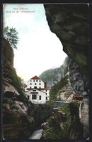 Bad Pfäfers, Blick von der Taminaschluc
