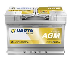 VARTA Starterbatterie Dynamic AGM 12V