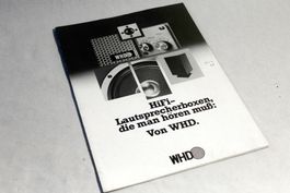 Originaler - Katalog: WHD - LAUTSPRECHER von 1978 / 1979