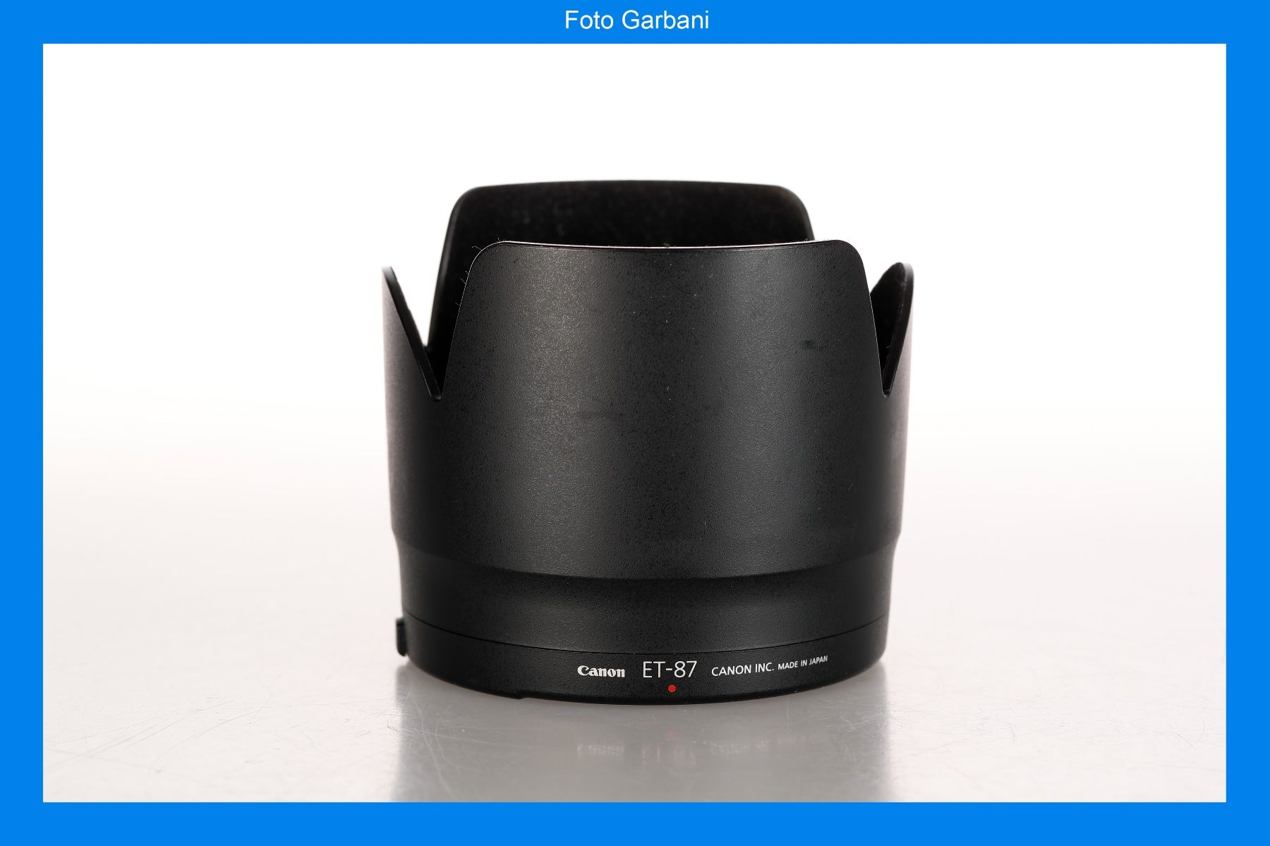 Canon Fotocamera: Canon ET-87 paraluce – Usato da Muralto venduto da FotoGarbani