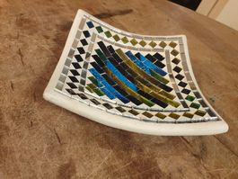 Dekoschale mit Spiegelmosaik 15 x 15 cm
