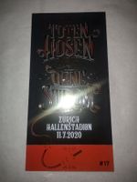 DIE TOTEN HOSEN KONZERT TICKET ** ZÜRICH ** NEU ** CAMPINO