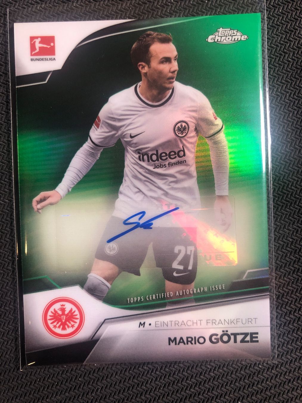 Topps Carte collezionabili: Topps Chrome Mario Götze autogramm /99 – Usato da Wangenried venduto da Garagara