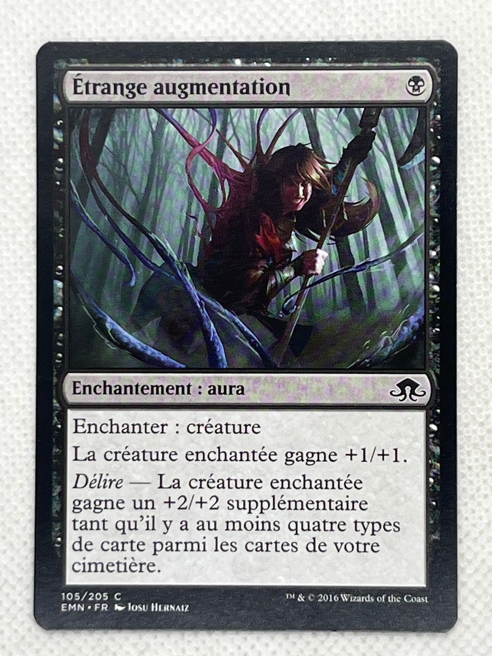 Magic The Gathering Carte collezionabili: Magic The Gathering Étrange augmentation NM C 105/205 – Usato da Hinterkappelen venduto da Kim1992