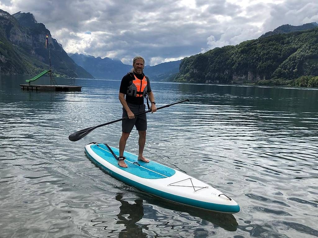 Tavole da surf e di nuoto: SUP Airboard SHARK 12'6'' – Usato da Igis venduto da Surselva