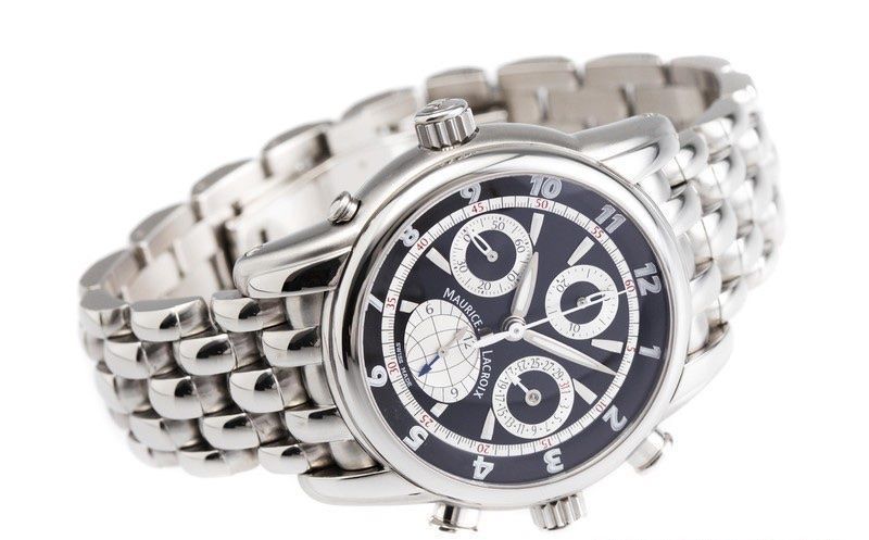 Maurice Lacroix Orologi: Maurice Lacroix Masterpiece Globe GMT Chrono Automatic Swiss – Usato da Sion venduto da Hobby-mania 3