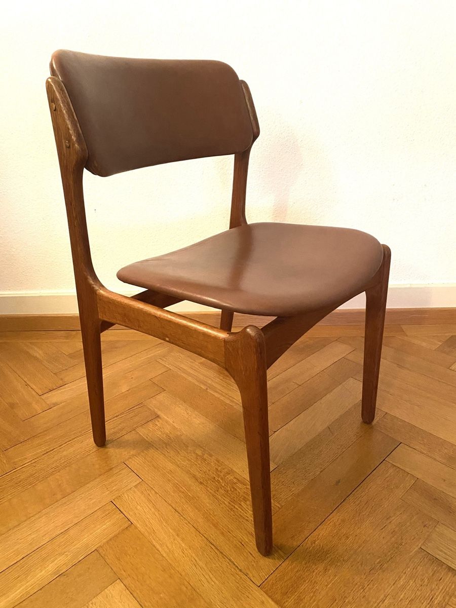 Stühle: Design Chair Stuhl Teak Erik Buch – Gebraucht aus Olten von sportwelt