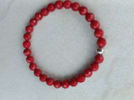 Armband Schaumkoralle, mit Zugband