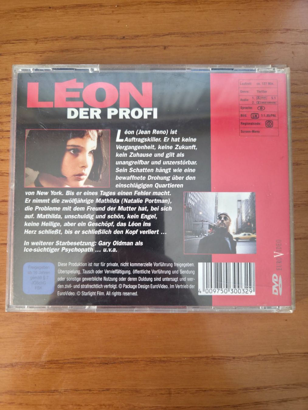Léon – Der Profi | Director's Cut | Jean Reno | Kult-DVD 🥛 (Gebraucht ...