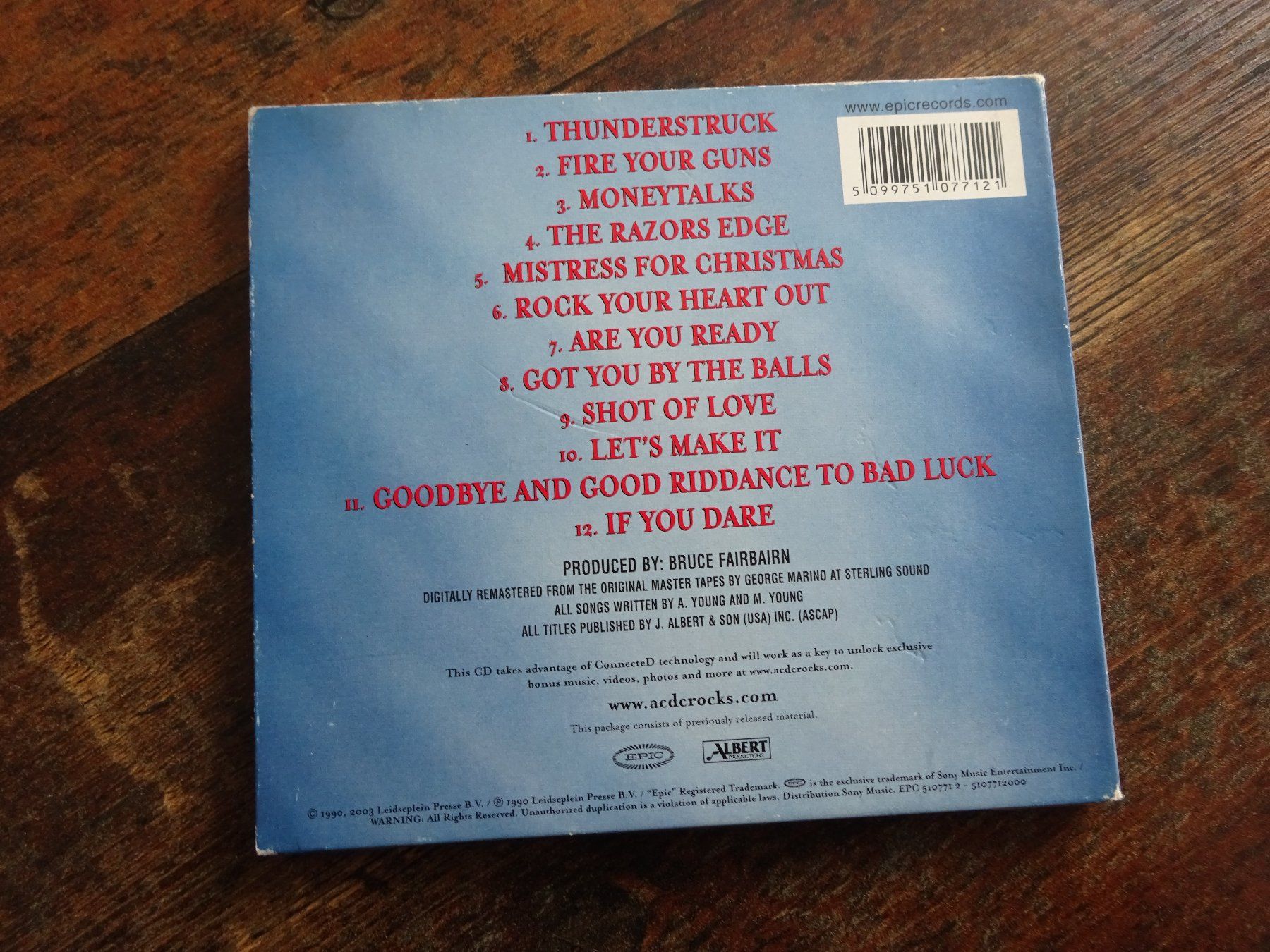 CD: The Razors Edge/AC/DC – Usato da Rothrist venduto da Mistery1 1