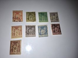Timbres France Type Sage