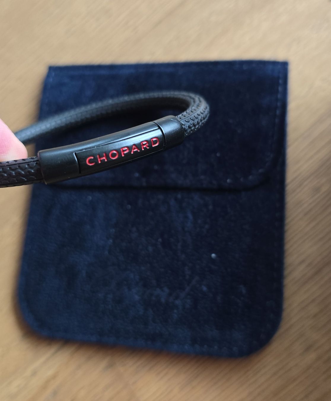 Chopard Bracciali & Braccialetti: Bracelet Chopard Mille Miglia noir - taille M – Nuovo (secondo la descrizione) da La Tour-de-Peilz venduto da zugM