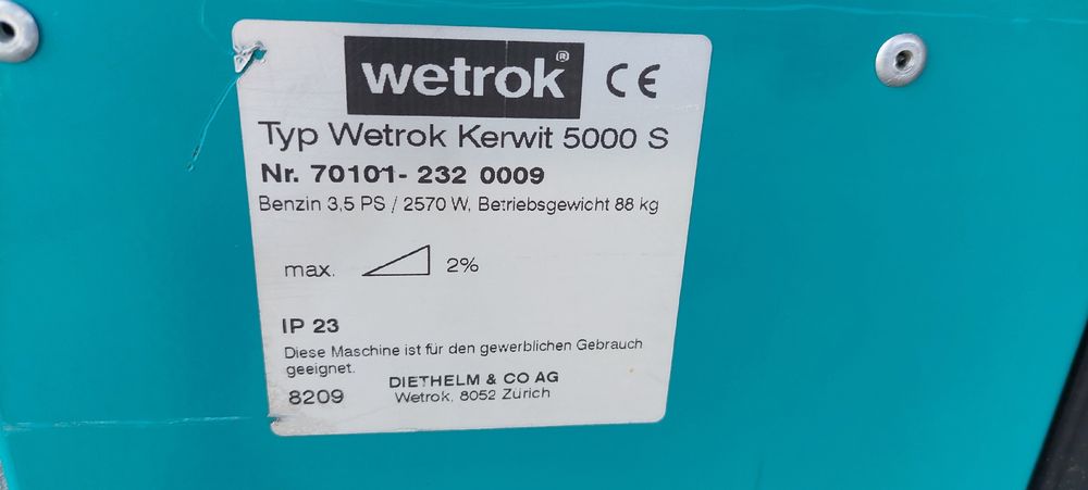 Wetrok Kerwit 5000 S Kehrmaschine | Kaufen auf Ricardo