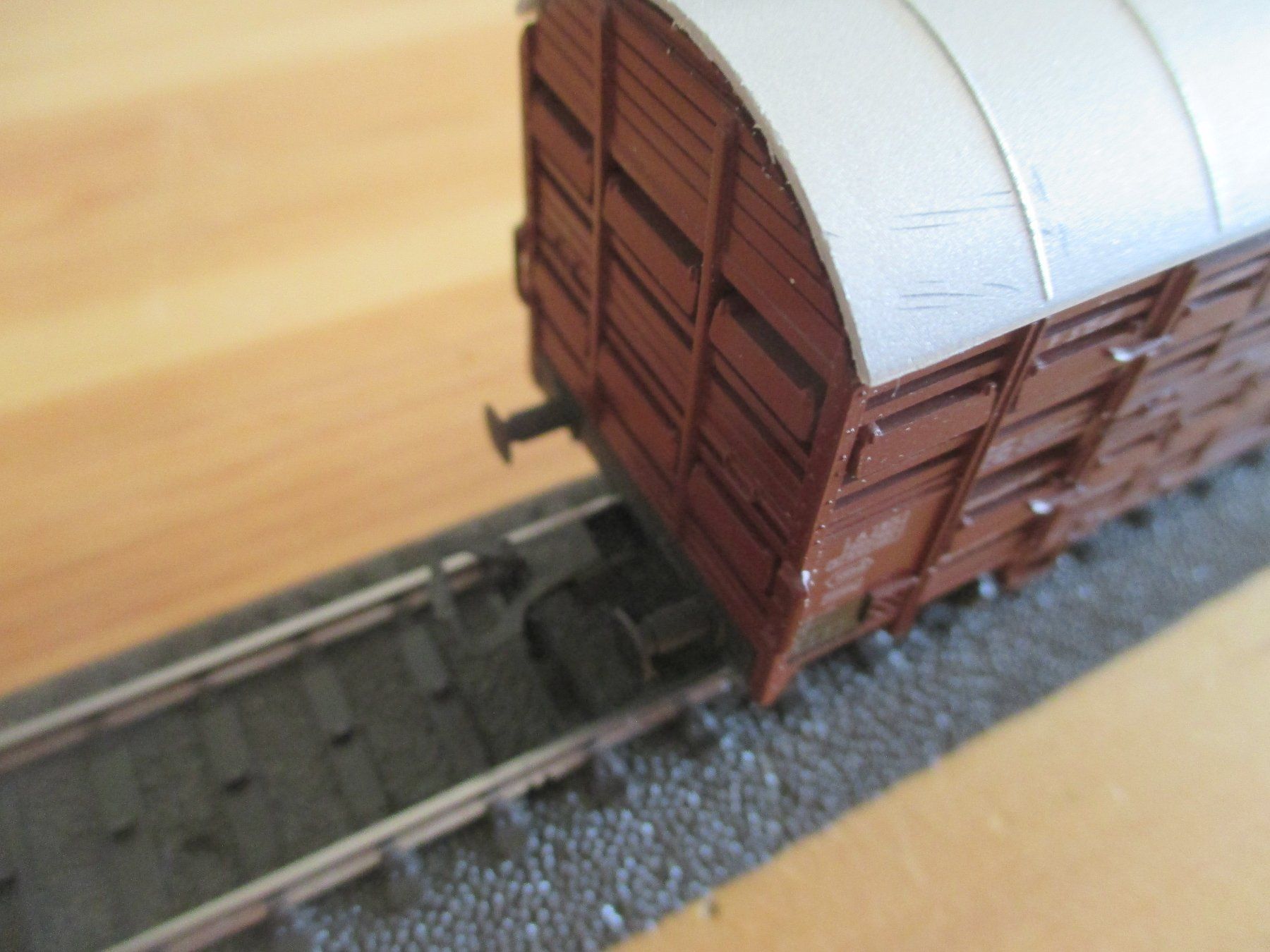 Roco Modellini di ferrovie: Roco H0 DC DB Kleinviehwagen – Usato da Breitenbach venduto da anti11 2