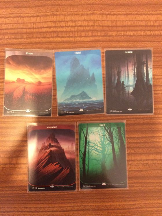 MTG Unstable Basic Lands x5 Kaufen auf Ricardo