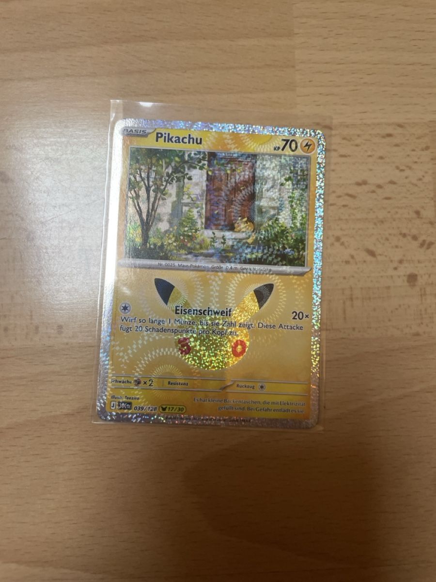Pokémon Carte collezionabili: Pikachu 30th anniversary 17/30 – Usato da Bazenheid venduto da Toulouse12