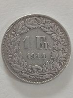 Schweizer 1 Fränkler silber 1914