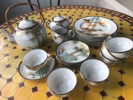 Japanese Tea Set vintage 6 persons complete