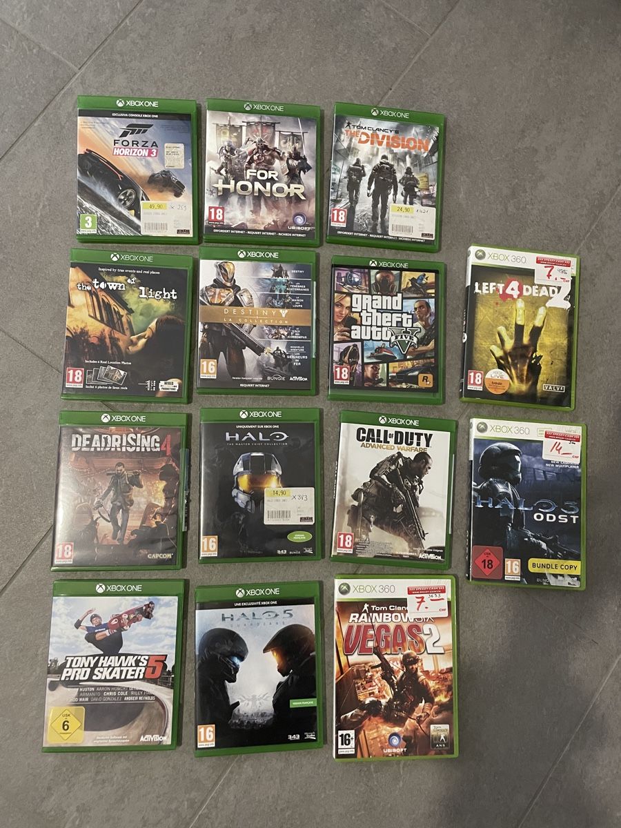 Microsoft Console: Xbox One 500 Gb + 2 Controllers + Kinect + 14 Games – Usato da La Neuveville venduto da RainbowCupcake 4