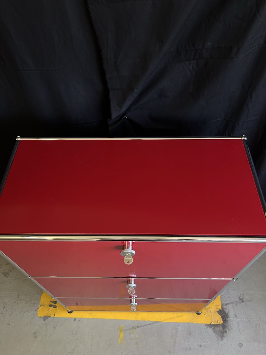 Scaffali: USM Haller Sideboard rot – Usato da Luzern venduto da B-R 4