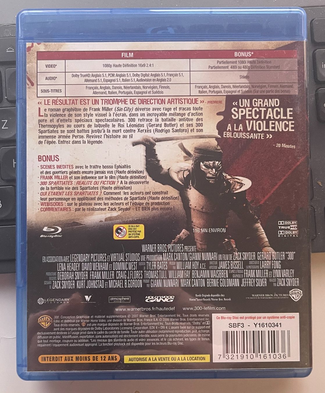 Tutti i DVDs: 300 (2006) - Blu-ray – Usato da Semsales venduto da __Florian__ 2