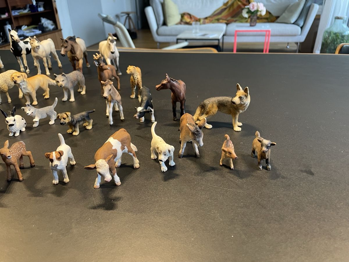 Schleich Giocattoli: Schleich-Sammlung, 42 Figuren! – Usato da Luzern venduto da snape 1