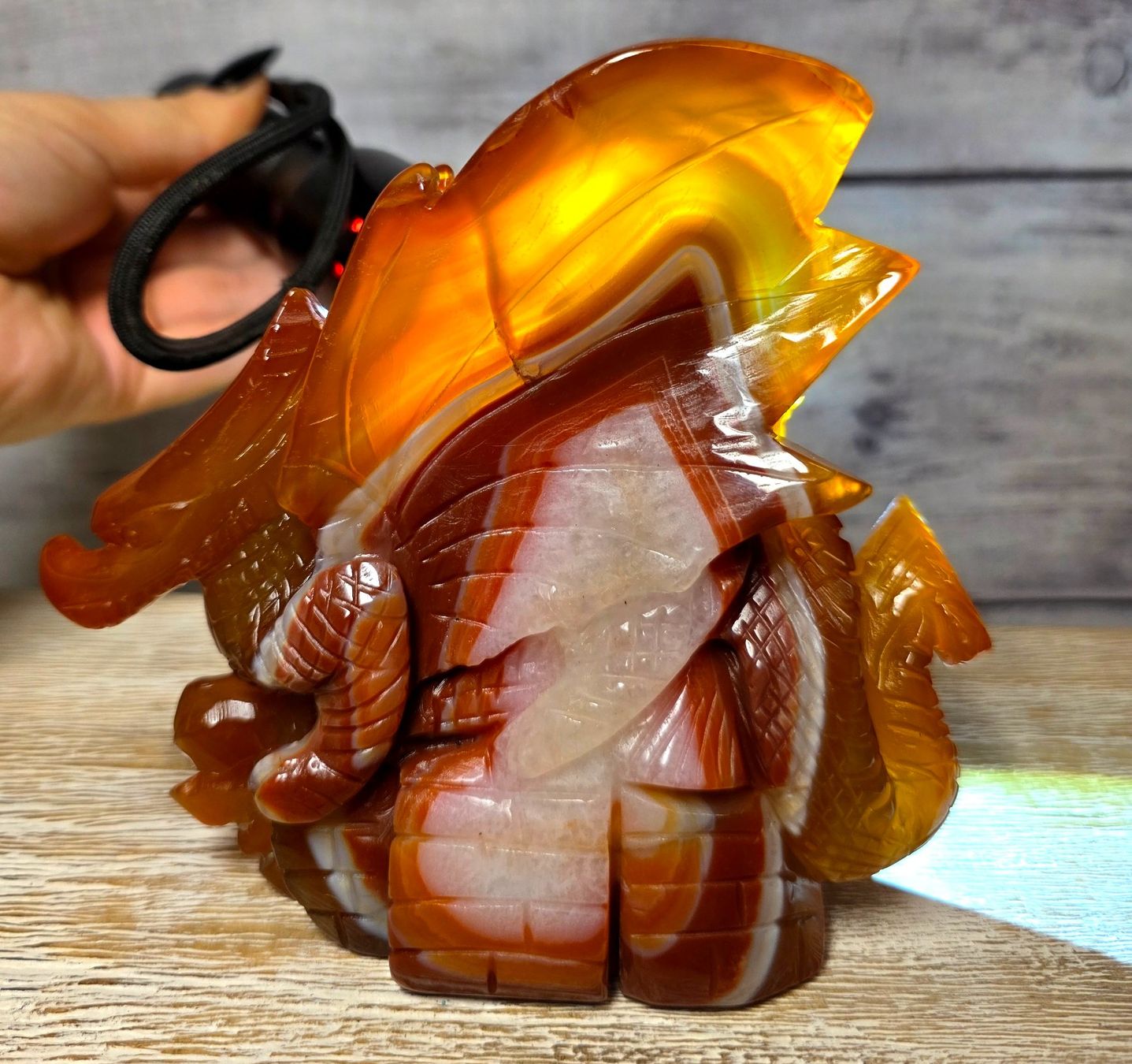Minerali & Pietre curative: Top Karneol Drache 850g – Nuovo e nell'imballaggio originale da Matzingen venduto da Shay_Crystalz 1