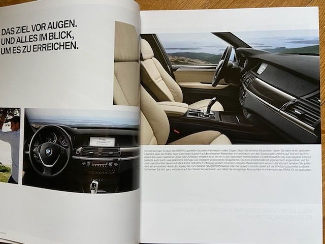BMW X5 Konvolut Prospekt & Preisliste 2010 dt. brochure lot
