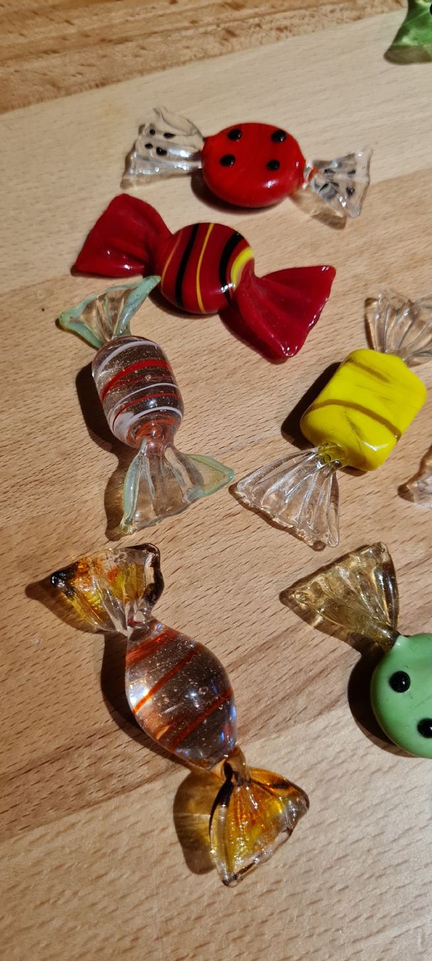Murano Tutte le decorazioni: Murano Glasbonbons, farbenfroh – Nuovo (secondo la descrizione) da Münsingen venduto da Cuci31 4