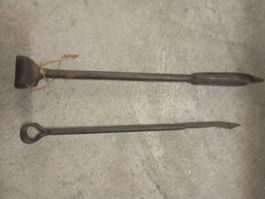 2 geschmiedete Bohrer 2 cm/ 3 cm