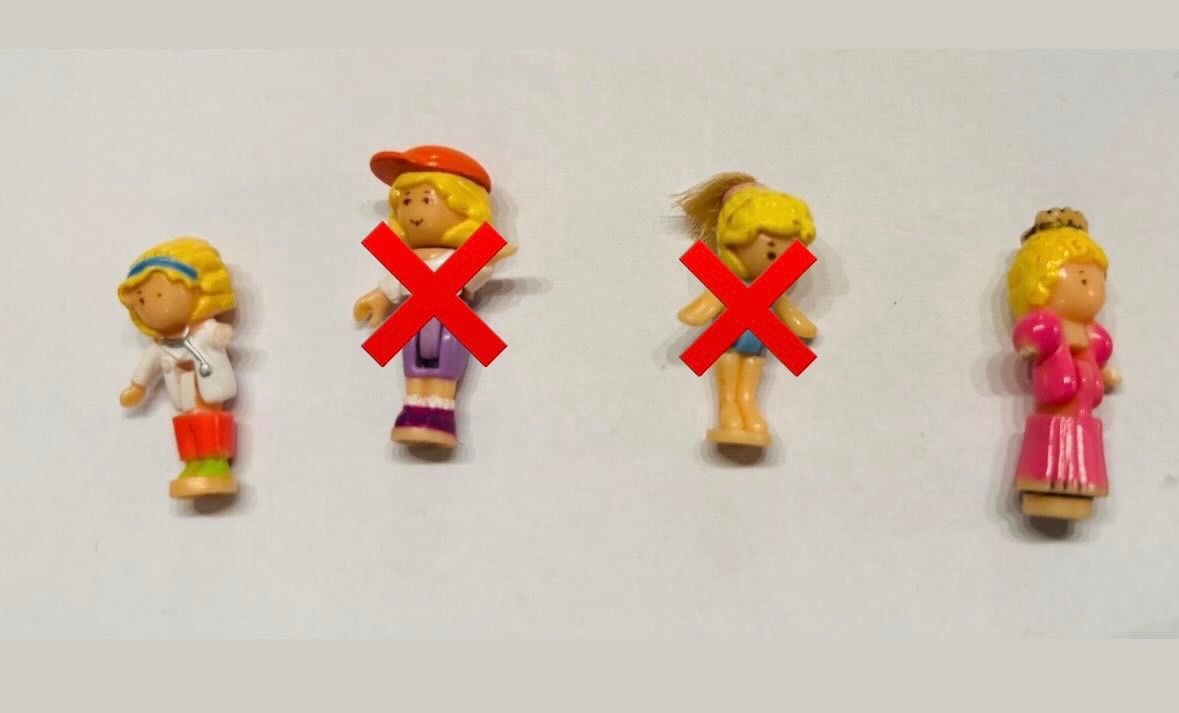 Polly Pocket Giocattoli: Polly Pocket Figur – Usato da Uster venduto da myleens_vintage_toys