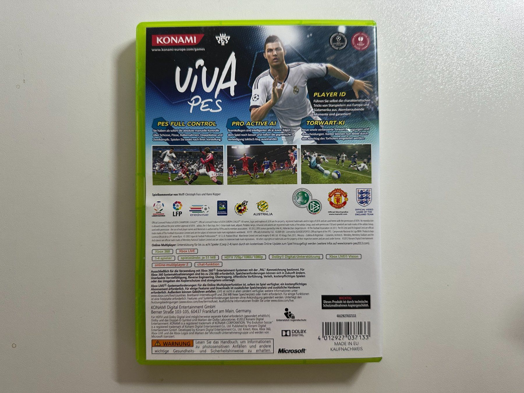 Microsoft Spiele: Pro Evolution Soccer 2013 PES 2013 Xbox 360 – Gebraucht aus Couvet von Aura_aura 2