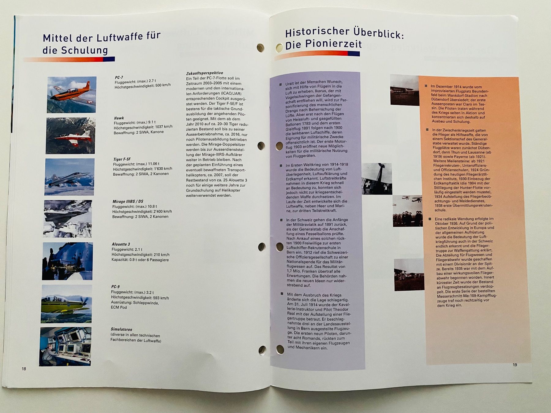 Schweizer Armee Documenti: Schweizer Luftwaffe Swiss Air Force Heft 24 Seiten 2001 – Usato da Müswangen venduto da buyin 9