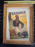 pub affiche BANANIA - Cadre Vintage Authentique, 16x20 cm