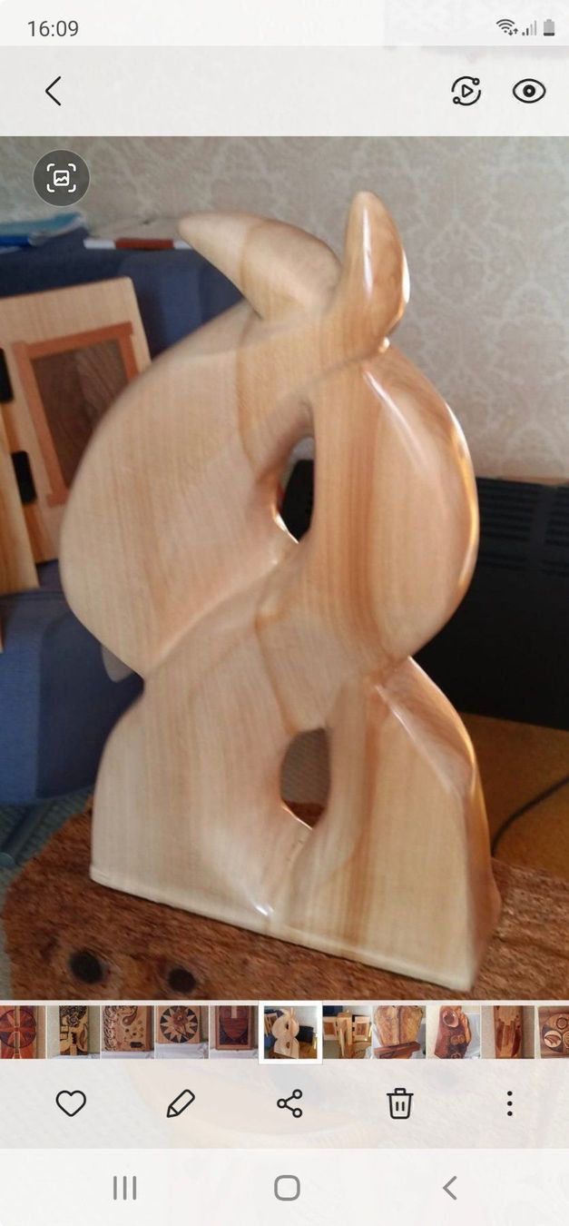 Skulpturen & Statuen: Sculpture Bois Ph. Blanchet, tilleul – Neu und originalverpackt aus DUGNY (-Leytron) von Rdeny 4