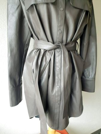 JACKE LUISA CERANO 40 L LEDER OPTIK NP 590 € BLUSE  MANTEL