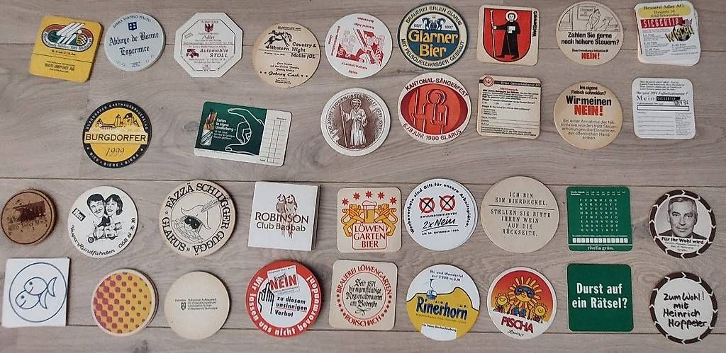 Sottobicchieri: Untersetzter / Bierdeckel Sonder / Werbungen – Nuovo (secondo la descrizione) da Schwändi GL venduto da Ole30 2
