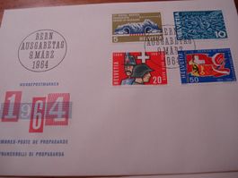 FDC 1964, Satz Sondermarke, ungelaufen