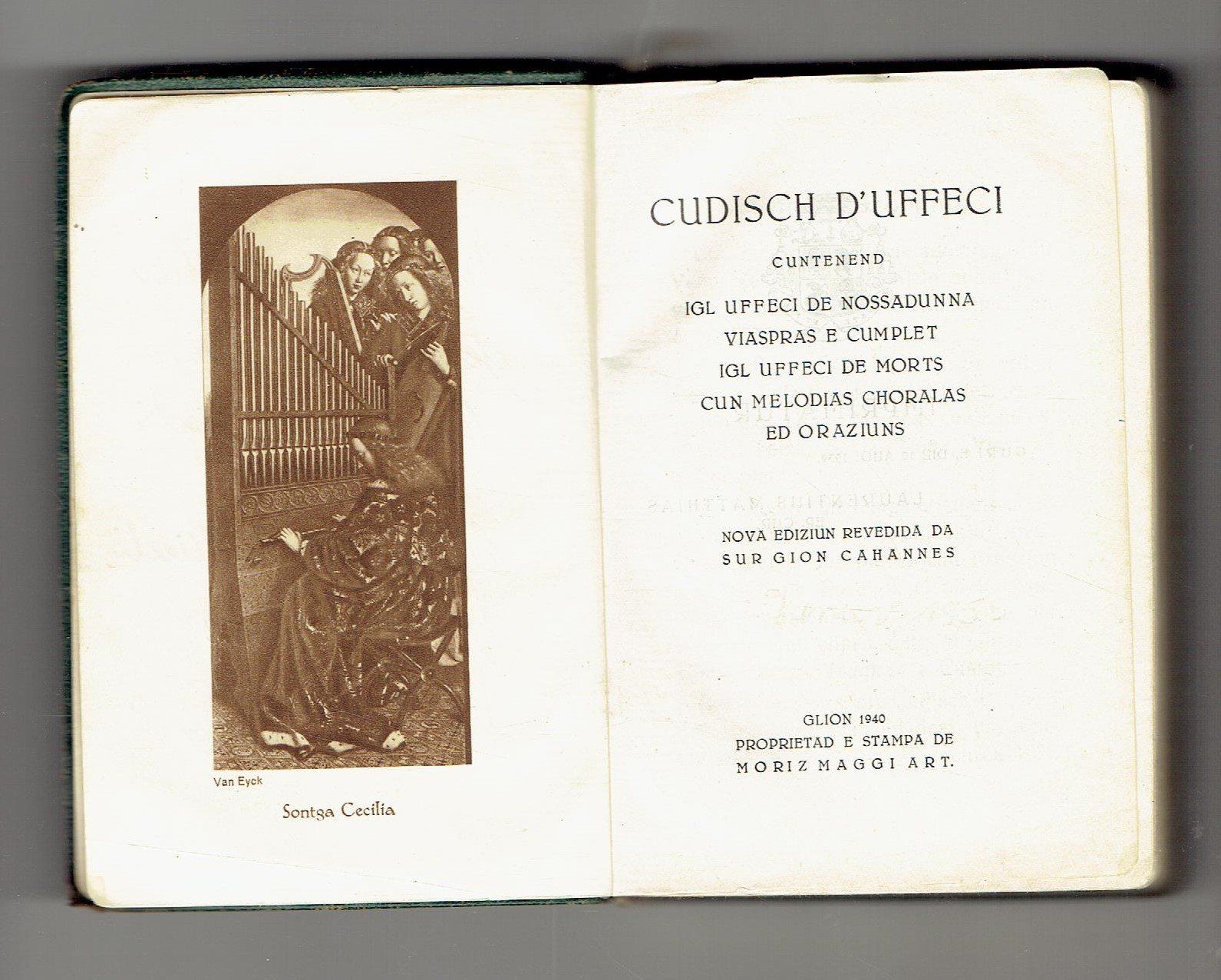 Bücher: CUDISCH D' UFFICEI, 1940 – Gebraucht aus Flims - Dorf von Stagediver