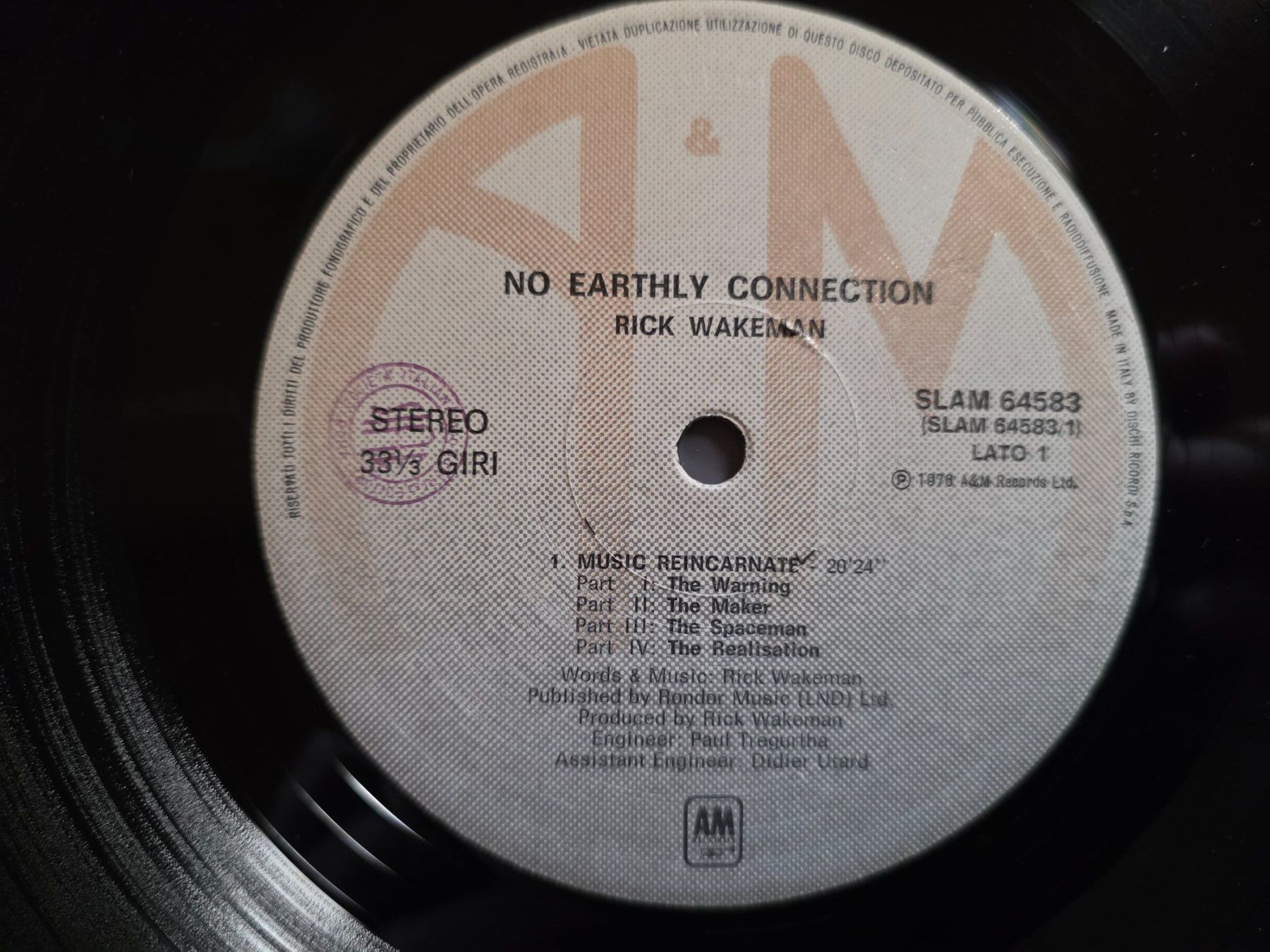 Dischi in vinile: Vinyl LP: Rick Wakeman - No earthly Connection – Usato da Walterswil BE venduto da Lonitti 2