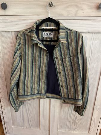 Neu Komodo Bio Baumwolle Jacke Gr. S, gestreift