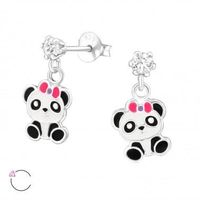 Panda M Kinderohrstecker 925 echt Silber