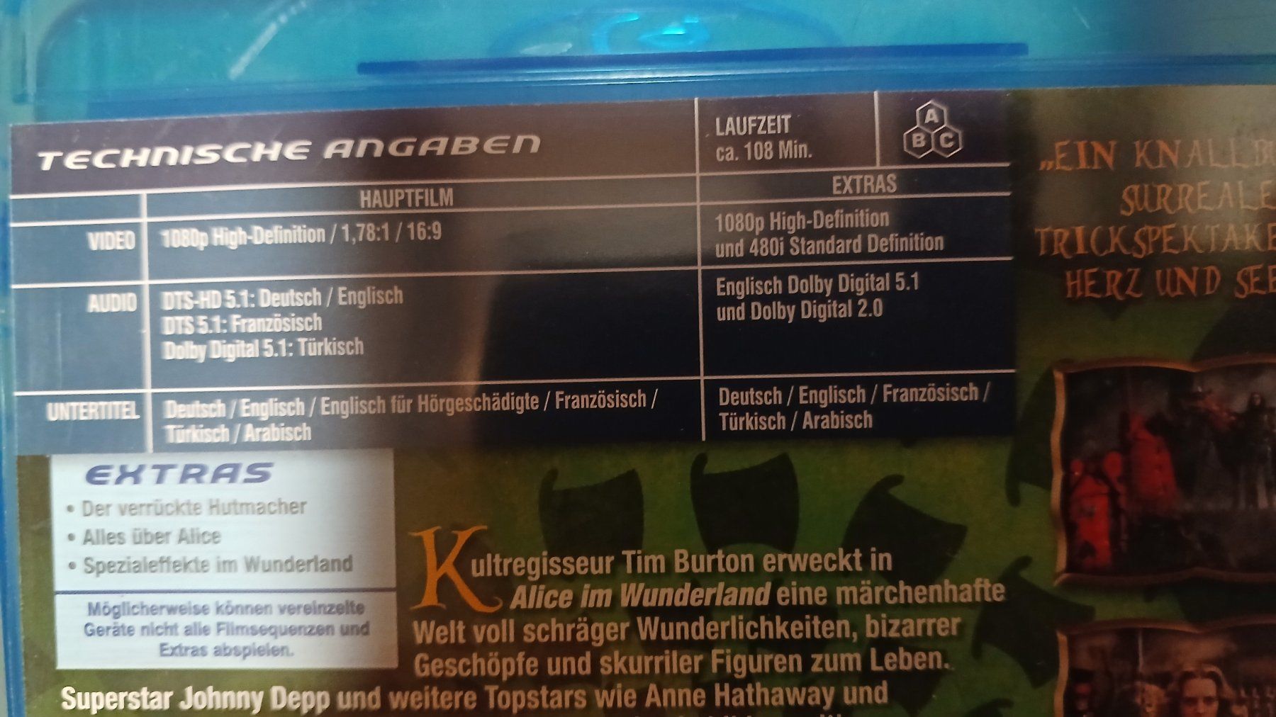 Tutti i DVDs: DVD (ALICE IM WUNDERLAND) – Usato da hinwil venduto da tho_j6kz 7