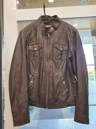 Wunderschöne braune Lederjacke von Tom Tailor in Grösse L