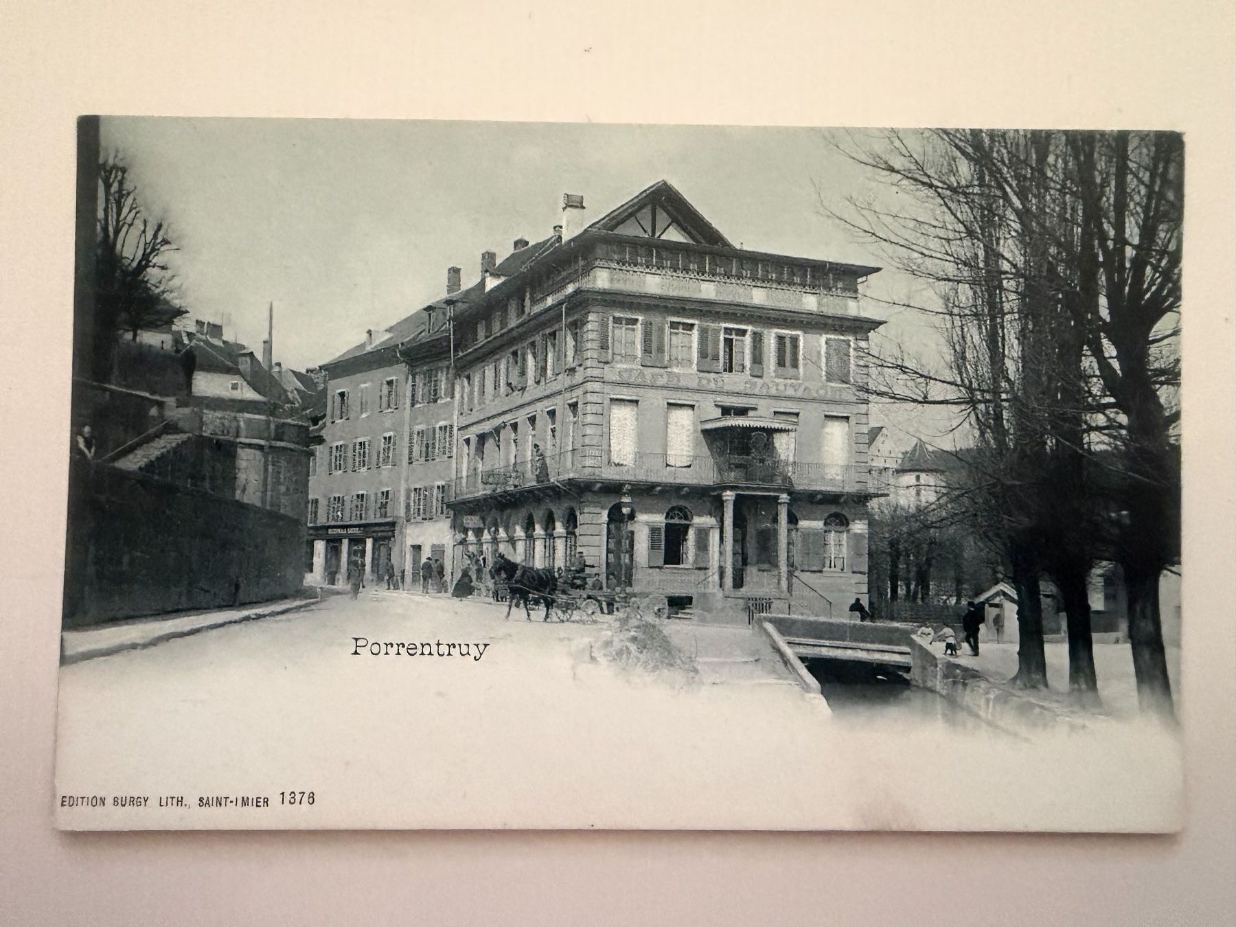 Cartoline postali: PORRENTRUY  -Ansichtskarte – Usato da Tegerfelden venduto da siebenmacky