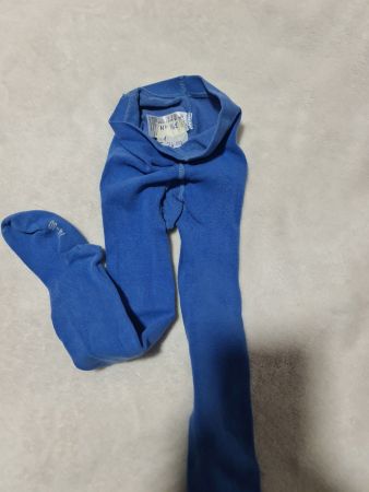 Collant bleu taille 74 cm