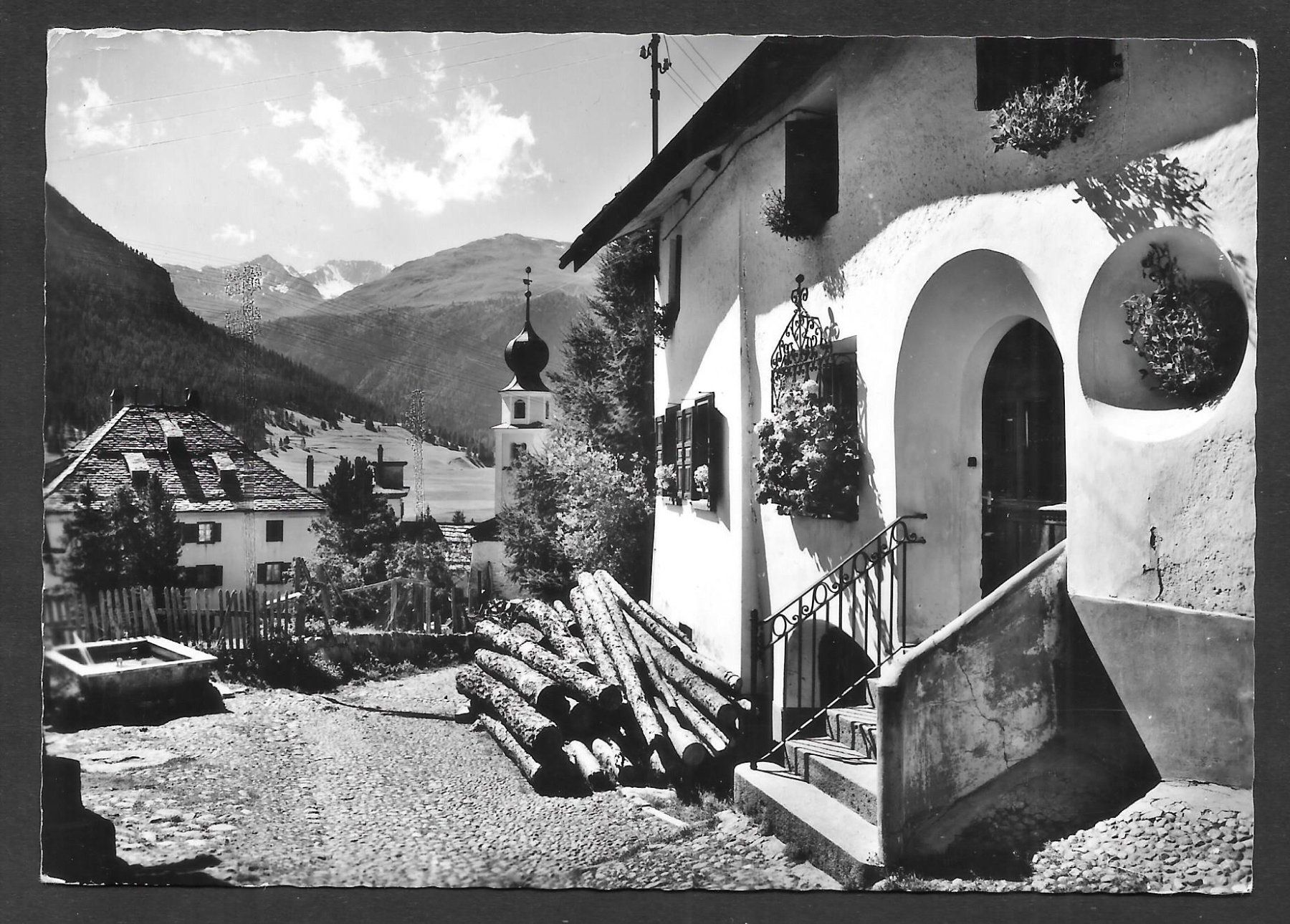 Cartoline postali: Madulain Teilansicht – Usato da Olten venduto da clotaldi