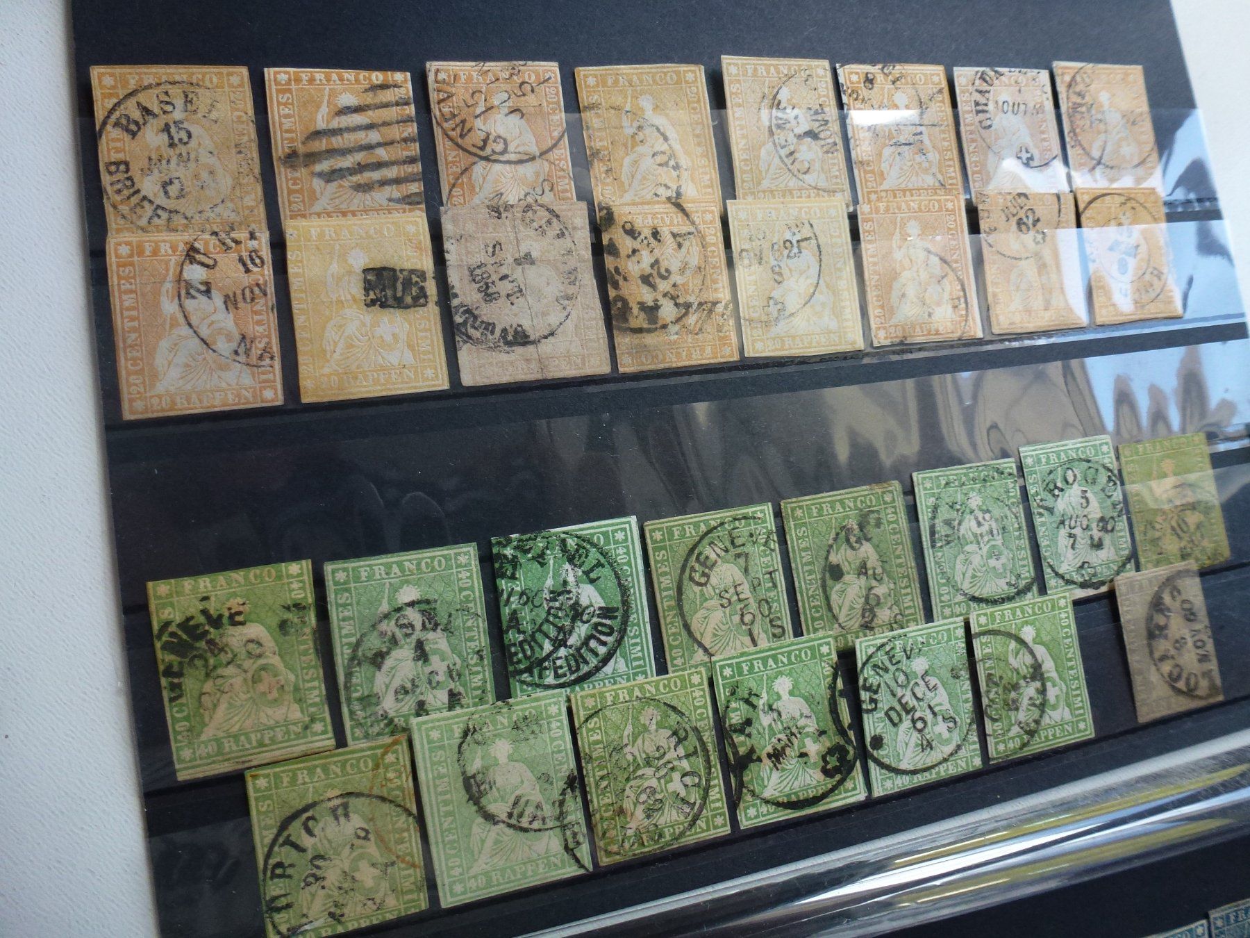 Tutti i francobolli: ++CH Briefmarkensammlung ab Post Locale, Rayons und Strubeli – Usato da Walkringen venduto da Casablanca777 8